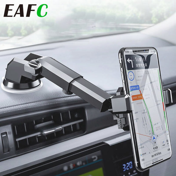 Auto Handyhalterung kfz starker Saugnapf  (Autohalterung mit Saugnapf Adapter für Armaturenbrett, Kopf 360° drehbar, Hals ausziehbar)