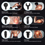 Massagepistole »Massagegerät mit 6 Massageköpfen und 30 Geschwindigkeiten mit LED-Anzeige, Touchscreen, Ultraleise, mit Tasche«, Massage Gun Muskel Massagegerät Elektrisches Handmassagegerät